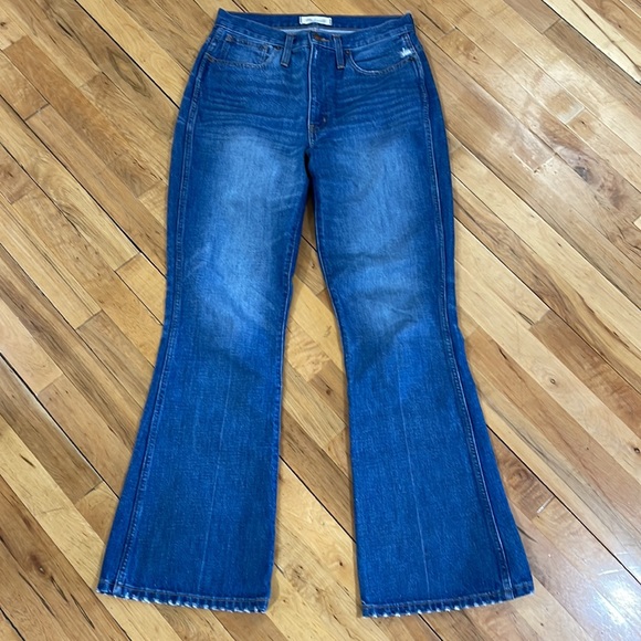 NWOT Madewell Tall Rigid Flare Jeans - Picture 12 of 13